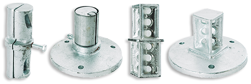 Round and Square Sign Post Breakaway Devices