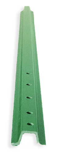 Tuff'n Lite 1 green u-channel sign post